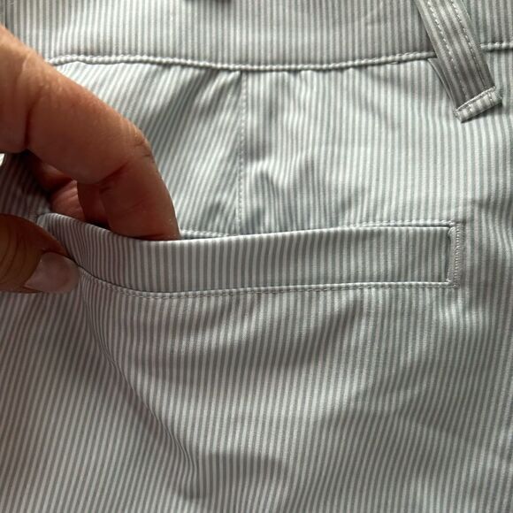 NEW Champion Blue white Pinstripe Athletic Shorts Size 38 - Picture 6 of 8